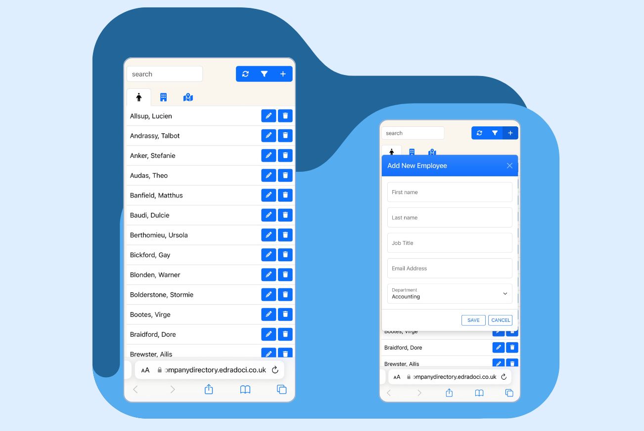 Company Directory preview