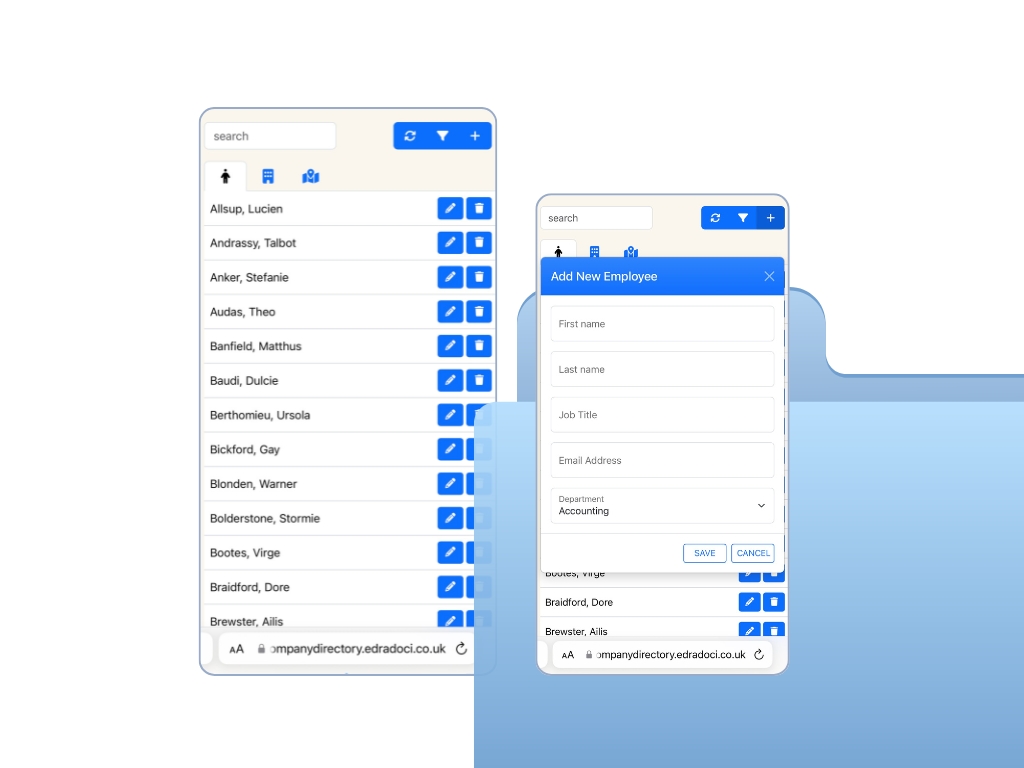 Company Directory screenshot 1
